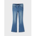 LMTD Tasis Denim Flared Jeans - Medium Blue Denim