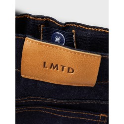 LMTD Tejas Denim HW Straight Fit Jeans - Dark Blue Denim