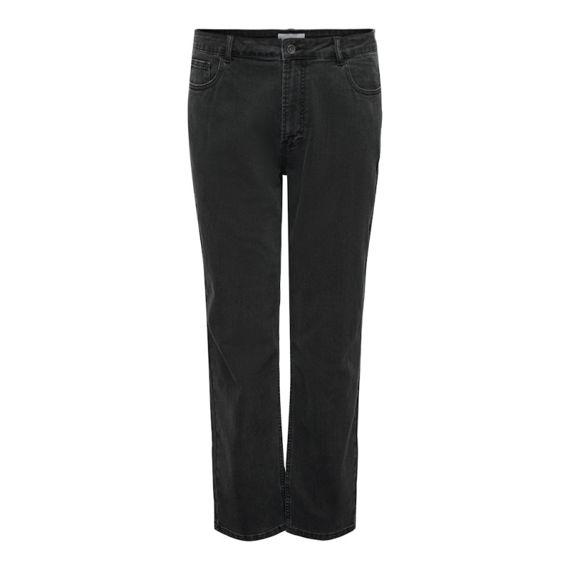 ONLY CARMAKOMA Emily Glitter Jeans - Washed Black