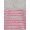 KIDS ONLY Billa L/S Strik Pullover - Medium Grey Melange / Pink Lemonade