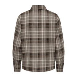 JDY Maddie L/S Skjorte - Sandshell / Grey & Brown