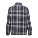 JDY Maddie L/S Skjorte - Sky Captain / Caribou & Pale Taupe