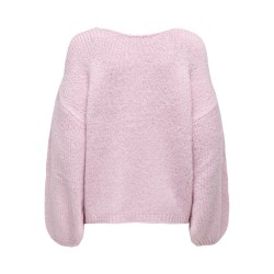 JDY Dinea L/S Vendbar Strik Pullover - Fragrant Lilac