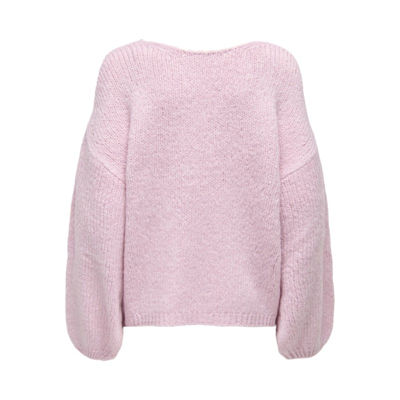 JDY Dinea L/S Vendbar Strik Pullover - Fragrant Lilac