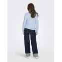 JDY Letty L/S Strik Cardigan Med Flæser - Cashmere Blue
