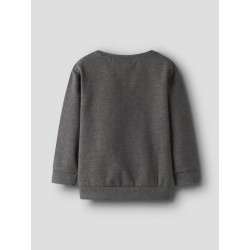 NAME IT MINI Sandro L/S Sweatshirt - Dark Grey Melange