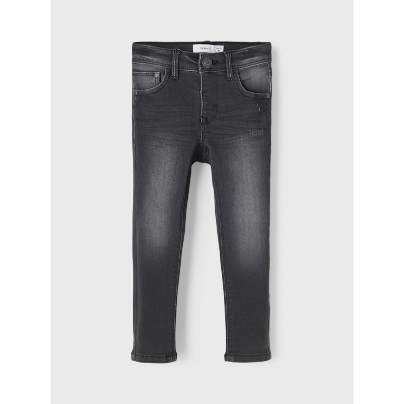 NAME IT Mini Polly slim-fit jeans - Dark Grey Denim