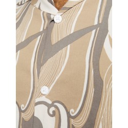 JACK & JONES Plus Palma Resort S/S Skjorte - Travertine