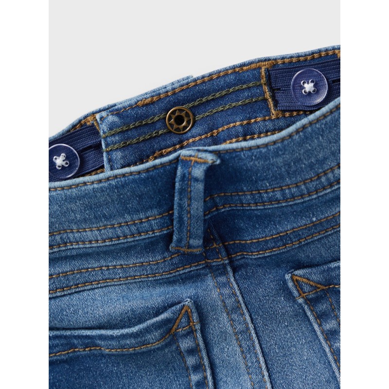 NAME IT Mini Silas Slim Straight Tindy Jeans - Medium Blue Denim