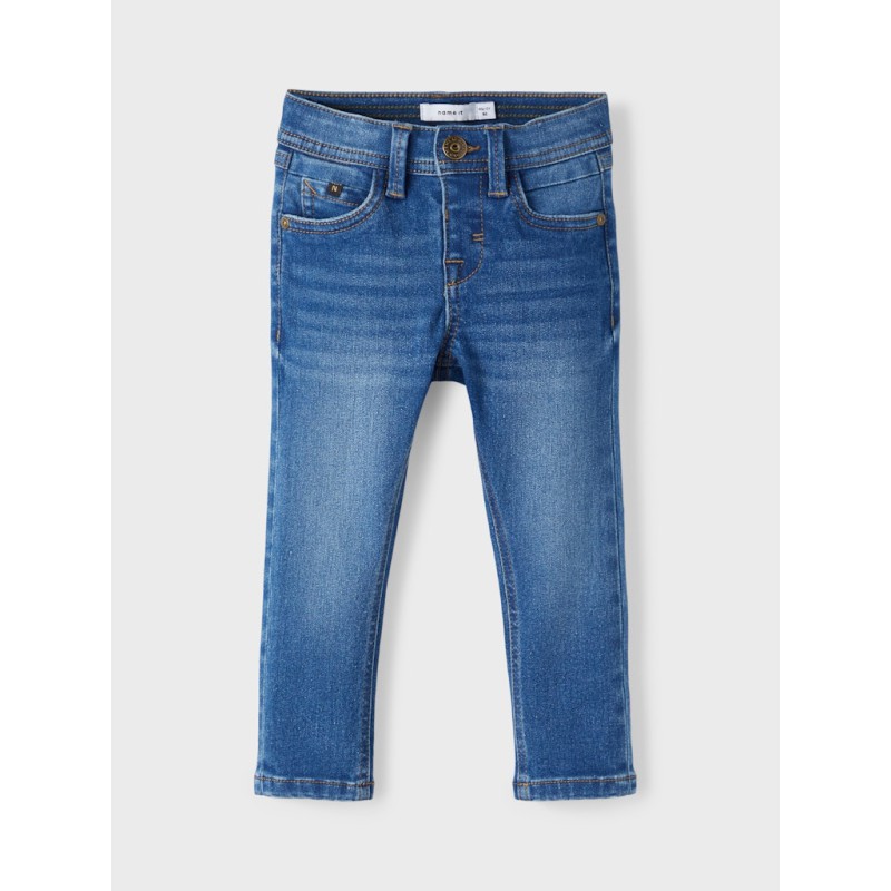 NAME IT Mini Silas Slim Straight Tindy Jeans - Medium Blue Denim