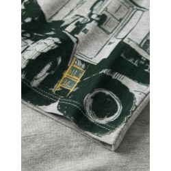 NAME IT MINI Sennet L/S Bluse - Grey Melange