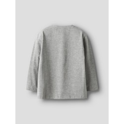 NAME IT MINI Sennet L/S Bluse - Grey Melange