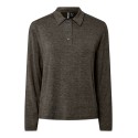 PIECES Ritt L/S Polo - Morel