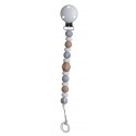 My Teddy My Baby Rocks sutte- /bidekæde - Beige, hvid og marmor