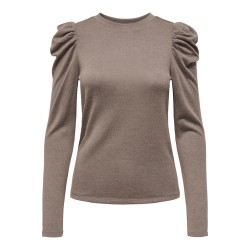 JDY Tonsy L/S Bluse - Fossil / Melange