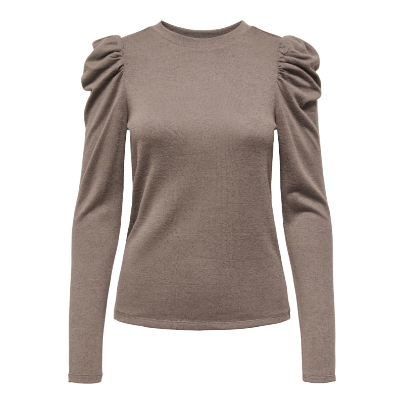 JDY Tonsy L/S Bluse - Fossil / Melange