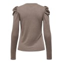 JDY Tonsy L/S Bluse - Fossil / Melange
