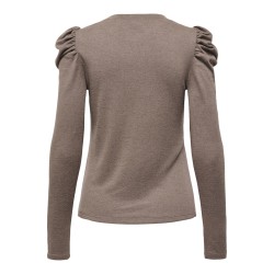 JDY Tonsy L/S Bluse - Fossil / Melange