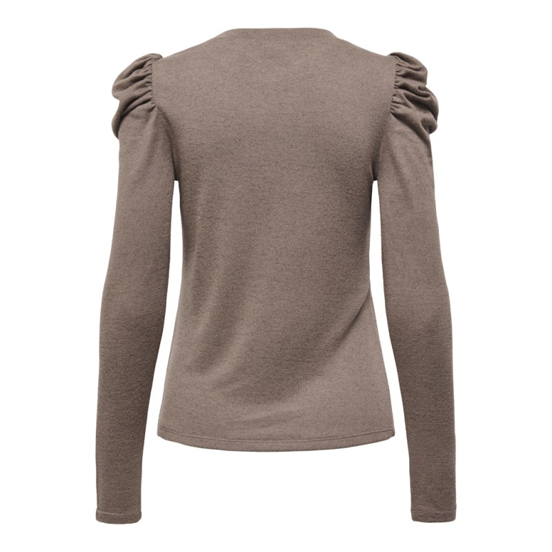 JDY Tonsy L/S Bluse - Fossil / Melange