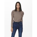 JDY Tonsy L/S Bluse - Fossil / Melange
