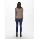 JDY Tonsy L/S Bluse - Fossil / Melange