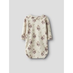 NAME IT BABY Shelly L/S Bodystocking - Peyote Melange