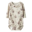 NAME IT BABY Shelly L/S Bodystocking - Peyote Melange