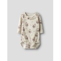 NAME IT BABY Shelly L/S Bodystocking - Peyote Melange