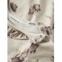 NAME IT BABY Shelly L/S Bodystocking - Peyote Melange