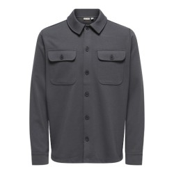 ONLY&SONS Kodyl sweat overshirt - Grey Pinestribe