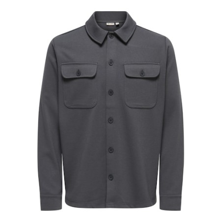 ONLY&SONS Kodyl sweat overshirt - Grey Pinestribe