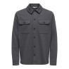 ONLY&SONS Kodyl sweat overshirt - Grey Pinestribe