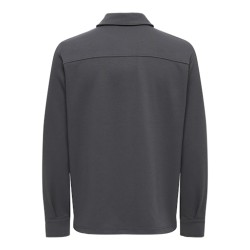 ONLY&SONS Kodyl sweat overshirt - Grey Pinestribe