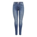 ONLY  Forever High Skinny Fit Denim Jeans - Medium Blue Denim