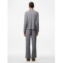 PIECES Ritt Bukser - Medium Grey Melange