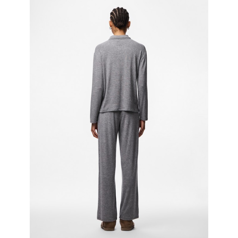 PIECES Ritt Bukser - Medium Grey Melange