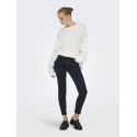 JDY Sonja L/S Strik Sweater - Cloud Dancer