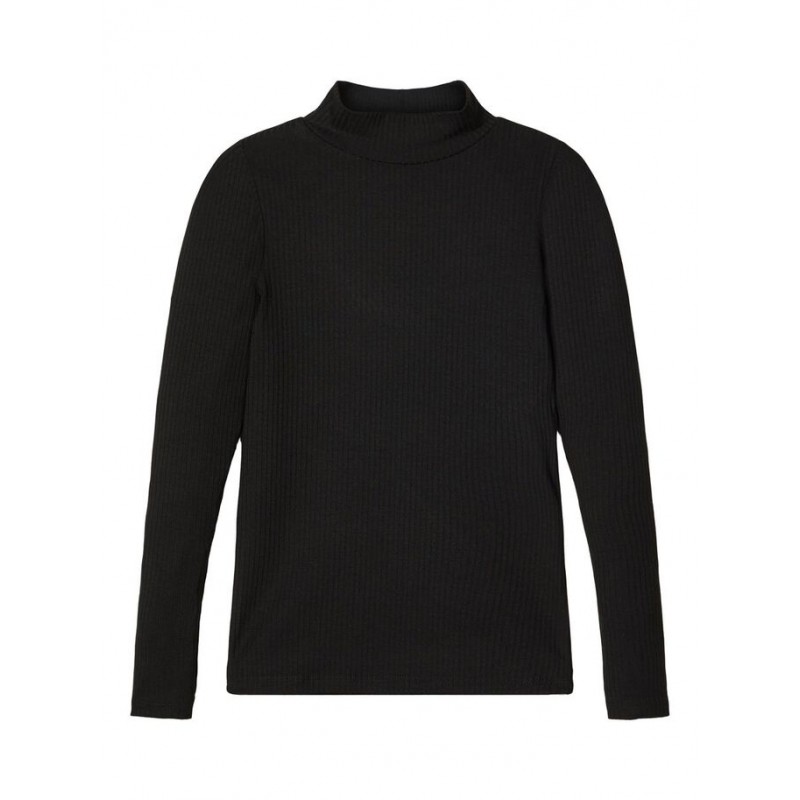 NAME IT KIDS pige - langærmet top - Sort