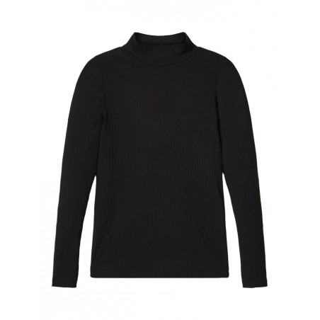 NAME IT KIDS pige - langærmet top - Sort