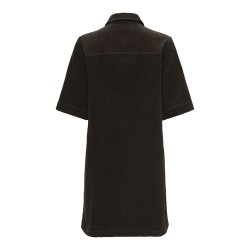 JDY Shiraz S/S Fløjl Kjole - Coffee Bean