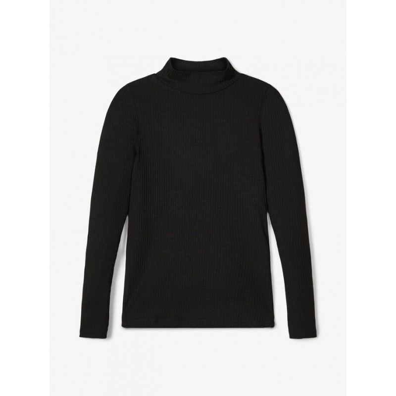 NAME IT KIDS pige - langærmet top - Sort