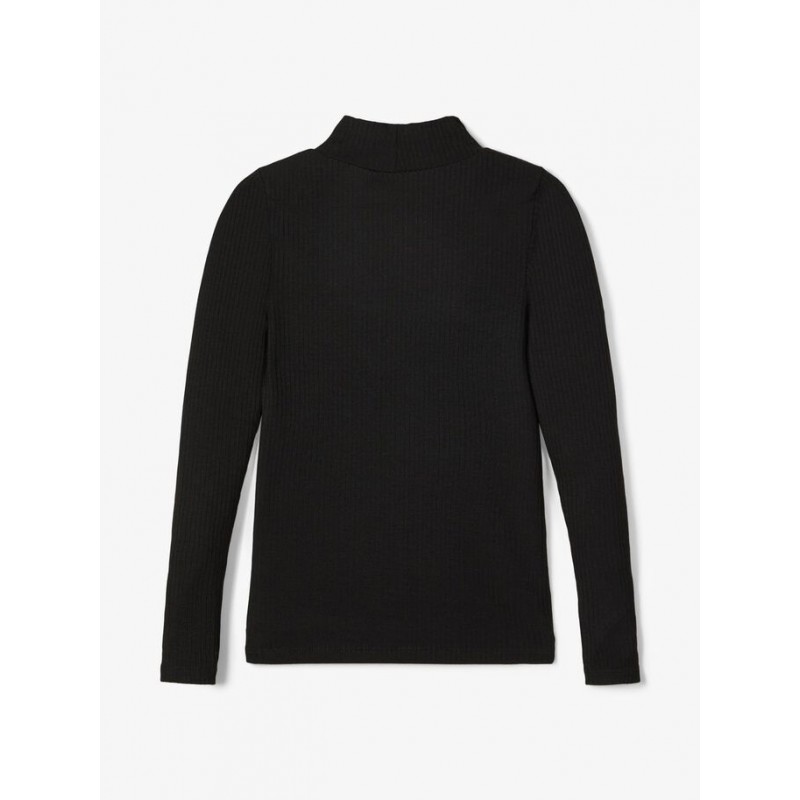 NAME IT KIDS pige - langærmet top - Sort