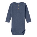 NAME IT BABY Kab L/S Bodystocking - Vintage Indigo / Melange
