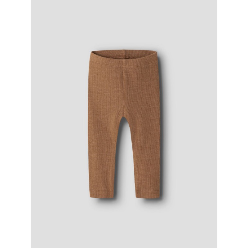 NAME IT Kab Leggings - Toasted Coconut / Melange