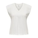 ONLY Henrietta S/L Top - Hvid