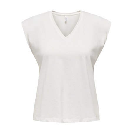 ONLY Henrietta S/L Top - Hvid