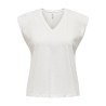 ONLY Henrietta S/L Top - Hvid