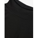 NAME IT KIDS pige - langærmet top - Sort