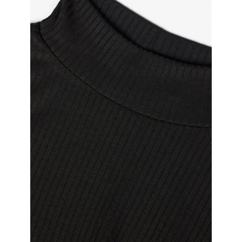 NAME IT KIDS pige - langærmet top - Sort