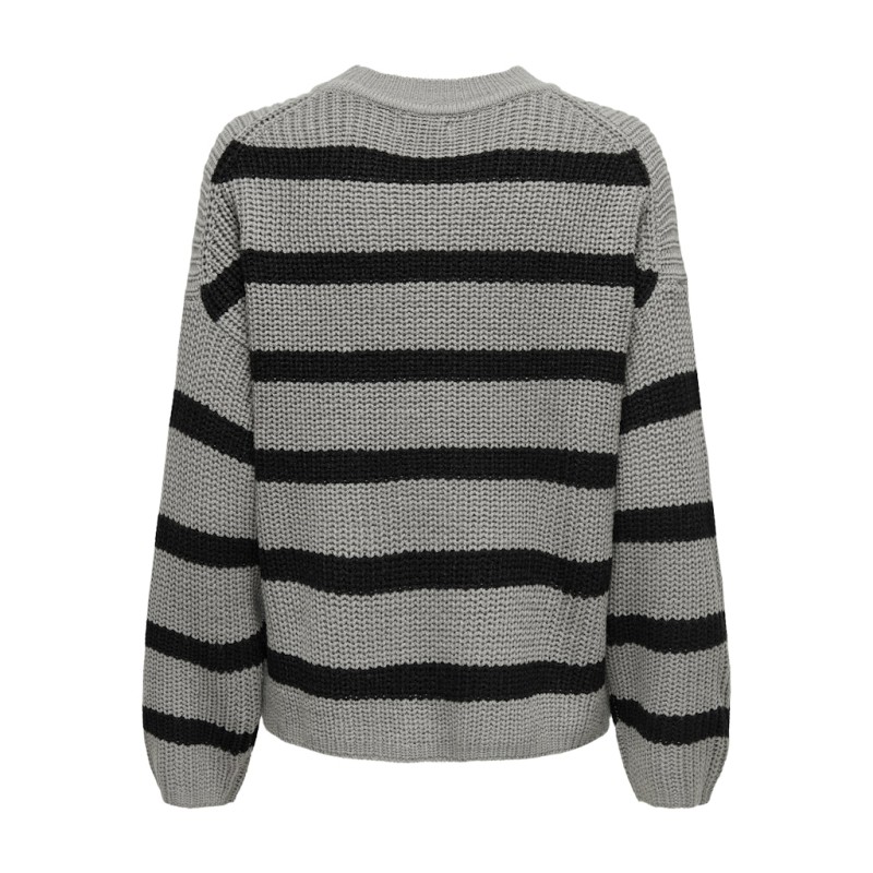 JDY Justy Stribet Strik Pullover - December Sky